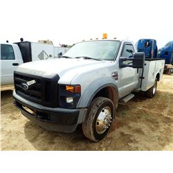 2008 FORD F550 MECHANIC TRUCK, VIN/SN:1FDAF56R08EC52637 - POWER STROKE ENGINE, A/T, KNAPHEIDE SERVIC