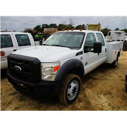 2011 FORD F450 SERVICE TRUCK, VIN/SN:1FD0WGTXBEB53752 - POWER STROKE DIESEL ENGINE, A/T, KNAPHEIDE S