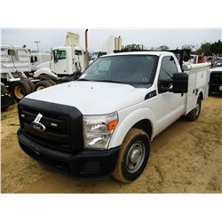 2011 FORD F250 SERVICE TRUCK, VIN/SN:1FDBF2A67BEC82564 - GAS ENGINE, A/T, OMAHA SERVICE BODY, ODOMET