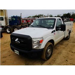 2011 FORD F250 SERVICE TRUCK, VIN/SN:1FDBF2A60BEC82566 - GAS ENGINE, A/T, OMAHA SERVICE BODY, ODOMET