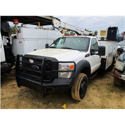 2012 FORD F550 SERVICE TRUCK, VIN/SN:1FDUF5HYXCEA99114 - 4X4, FORD DIESEL ENGINE, A/T, MAINTAINER SE
