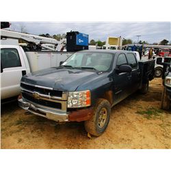 2009 CHEVROLET 2500HD SERVICE TRUCK; VIN/SN:1GBHK43K19F153809 -4X4, CREW CAB, V8 GAS EINGINE, A/T, K