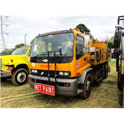 1999 CHEVROLET T8500 STRIPING TRUCK, VIN/SN:1GBP7C1C4XJ105489 - ODOMETER READING 62,331 MILES (COUNT