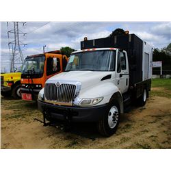 2007 INTERNATIONAL 4300 SEWER TRUCK, VIN/SN:1HTMMAAR77H449764 - IHC DIELSE ENGINE, A/T, 14' FLATBED 