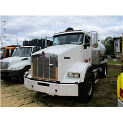 2010 KENWORTH T800 SEWER RODDER TRUCK, VIN/SN:1NKDH58X8AJ266613 - S/A, CUMMINS DIESEL ENGINE, ALLSIO