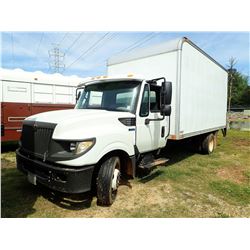 2012 INTERNATIONAL TERRA STAR BOX TRUCK, VIN/SN:1H9JSSKK7CJ382831 - S/A, MAXXFORCE DIESEL ENGINE, A/