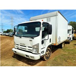 2008 ISUZU NPR BOX TRUCK, VIN/SN:JALB4V16887400537 - ISUZU DIESEL ENGINE, A/T, 15' BOX BODY, ODOMETE