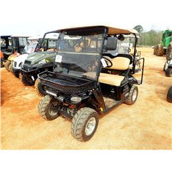 EZ-GO VALOR GOLF CART, VIN/SN:3186348 - GAS, WINDSHIELD, REAR FLIP SEAT, LIFT KIT