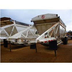 2011 RANCO BELLY DUMP TRAILER, VIN/SN:1D9SD4027BR661168 - T/A, 40' LENGTH, 21 YD CAP, 11R24.5 TIRES,