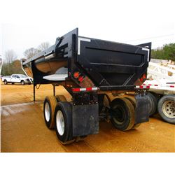2017 BRAZOS PIT VIPER DUMP TRAILER, VIN/SN:4B9BKDG26HH054455 - T/A, 32' LENGTH, FRAMLESS, HYBRID CEN