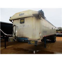 2017 MAC DUMP TRAILER, VIN/SN:5MADA3023HS039501 - T/A, 30' LENGTH, 38" HIGH SIDE, SMOOTH SLIDE ALUM 