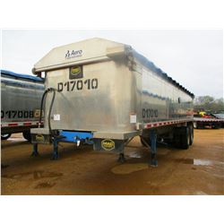 2017 MAC DUMP TRAILER, VIN/SN:5MADA3029HS039504 - T/A, 30' LENGTH, 38" HIGH SIDE, SMOOTH SLIDE ALUM 