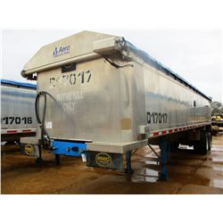 2017 MAC DUMP TRAILER, VIN/SN:5MADA3420HC039511 - T/A, 34' LENGTH, 38" HIGH SIDE, SMOOTH SLIDE ALUM 