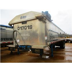 2017 MAC DUMP TRAILER, VIN/SN:5MADA3424HC039513 - T/A, 34' LENGTH, 38" HIGH SIDE, SMOOTH SLIDE ALUM 