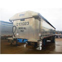 2017 MAC DUMP TRAILER, VIN/SN:5MADA342XHC039614 - T/A, 34' LENGTH, 38" HIGH SIDE, SMOOTH SLIDE ALUM 