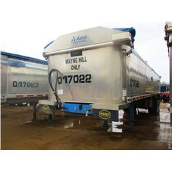 2017 MAC DUMP TRAILER, VIN/SN:5MADA3428HC039613 - T/A, 34' LENGTH, 38" HIGH SIDE, SMOOTH SLIDE ALUM 