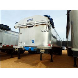 2007 MAC DUMP TRAILER, VIN/SN:5MDADA3427HC039506 - T/A, 34' LENGTH, 38" HIGH SIDE, SMOOTH SLIDE ALUM