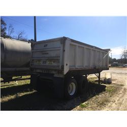 2005 WARREN WRDT2228-2-AS END DUMP TRAILER, VIN/SN:5P347455 - T/A, TARP, 11R22.5 TIRES (SELLING OFFS