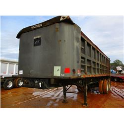 2005 WARREN WRDT 2828-2-55 DUMP TRAILER, VIN/SN:1W9AA45ZX5P347453 - T/A, 28' LENGTH, 11R22.5 TIRES