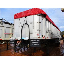 RAVENS DUMP TRAILER, - T/A, FRAME LESS, ALUM, SPREAD AXLE, 38' LENGTH, 11R24.5 TIRES