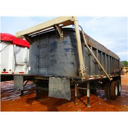 1996 DUMP TRAILER, VIN/SN:MS96HM00900001373 - T/A, 24' LENGTH, AIR RIDE SUSP, 11R24.5 TIRES