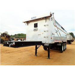 2017 EAST GENESIS DUMP TRAILER, VIN/SN:1E1D1P381HR058833 - TRI-AXLE, AIR LIFT TRAIL AXLE, 24' DUMP B