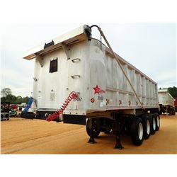 2001 TRAILSTAR DUMP TRAILER, VIN/SN:1T9DA2601X106692 - 4 AXLES, 28' LENGTH, AIR RIDE SUSP, 11R24.5 T