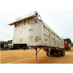 2006 TRAVIS DUMP TRAILER, VIN/SN:48X1F323161004296 - TRI-AXLE, 32' LENGTH, AIR RIDE SUSP, 235/75R22.