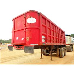 2006 PALMER TA-22E DUMP TRAILER, VIN/SN:1P922FS276A003426 - T/A, 20' LENGTH, AIR RIDE, 11R22.5 TIRES