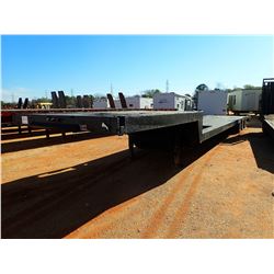 1991 STEP DECK TRAILER, VIN/SN:1UYTS2486MA518490 - TRI-AXLE, 45' LEGNTH, 8'-6" WIDTH, AIR RIDE SUSPE