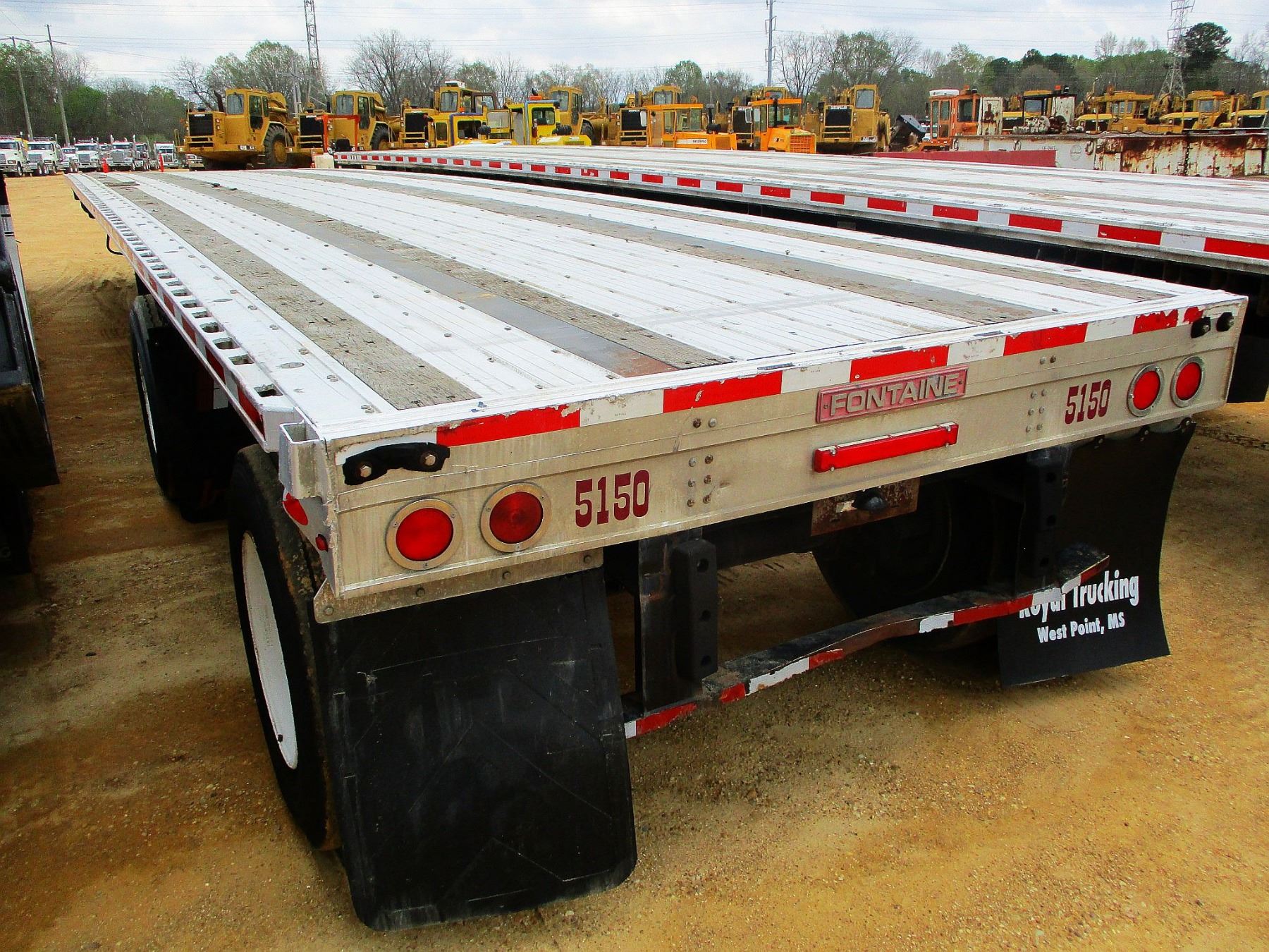 2013 FONTAINE FLATBED TRAILER, VIN/SN24N258202D1557203 T/A, 48