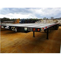2013 FONTAINE FLATBED TRAILER, VIN/SN:13N148201D1557189 - T/A, 48' LENGTH, AIR RIDE SUSP, 295/75R22.