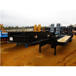 1985 CLARK CDDLOT LOWBOY TRAILER, VIN/SN:1CD2L4529FA0026525 - T/A, 45' LENGTH, 96" WIDTH, DOVETAIL, 