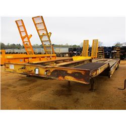 1982 HYSTER LOWBOY TRAILER; VIN/SN:KDXFLA4CC023764 -T/A, 37' LENGTH, 102'' WIDTH, DOVETAIL, RAMPS, M