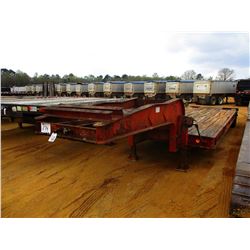 ALABAMA MK-15-AD FLATBED TRAILER, VIN/SN:C62201 - S/A, 36' LENGTH, DOVETAIL, 10.0-15 TIRES