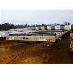 2000 TRANSCRAFT EAGLE FLATBED TRAILER; VIN/SN:1TTF48200Y2006105 -T/A, 48' LENGTH, ALUM, SPREAD AXLE,