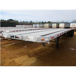 1998 BENSON FLATBED TRAILER, VIN/SN:1NUFT28ZXWMNA0041 - T/A, 48' LENGTH, 96" WIDTH, SPREAD AXLE
