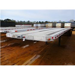 1997 BENSON FLATBED TRAILER, VIN/SN:1NUFT2876VNMA0164 - T/A, 48' LENGTH, 96" WIDTH, SPREAD AXLE