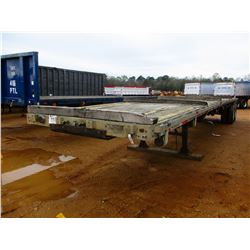 1981 DORSEY DGTWA-277 FLATBED TRAILER, VIN/SN:IDTP48T27BP015045 - T/A, 48' LENGTH, 11R24.5 TIRES