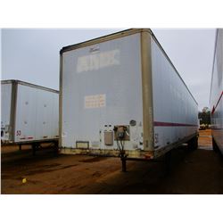 1999 WABASH JANDVCVHSA BOX TRAILER, VIN/SN:1JJV532W2XF614895 - T/A, 53' LENGTH, 11R22.5 TIRES