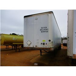 2000 HYUNDAI VAN TRAILER, VIN/SN:3H3V532C0YT037020 - T/A, 53' LENGTH, BARN DOOR, 11R22.5 TIRES