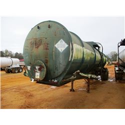 1969 FUEL TANKER TRAILER, VIN/SN:0MK79203 - T/A, INTERMEDIATE & REAR DISCHARGE, 7,100 GAS CAPACITY, 
