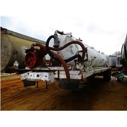 TANKER TRAILER, - T/A, 30' LENGTH, 10.00R22 TIRES