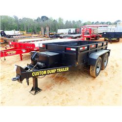 CUSTOM DUMP TRAILER, - T/A, 15' LENGTH, PINTLE HITCH, 215/85R16 TIRES