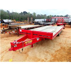 2018 ECONOLINE TAG TRAILER, VIN/SN:42EDPLC34J1000090 - TRI-AXLE, 26" LENGTH, FLIP RAMPS