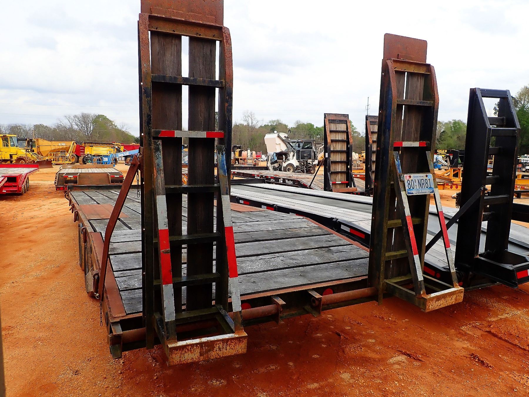 Tag Trailer Ramps TAG TRAILER, - 30' LENGTH, DOVETAIL, RAMPS, PINTLE HITCH (BILL OF SALE ...