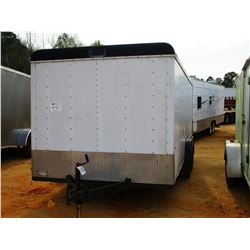 1998 CARGO CRAFT CV7162 ENCLOSED TRAILER, VIN/SN:4D6EB1627WA006413 - T/A, GVWR 7,700LBS, 6'-6" X 16'