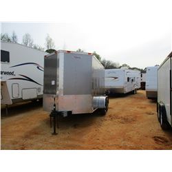 2015 FREEDOM ENCLOSED TRAILER, VIN/SN:5WKBE1223F1029889 - T/A, GVWR, 7,000LB, 6' X 12', FOLD DOWN RE
