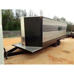 GREY WOLF LIMITED CARGO TRAILER, VIN/SN:FLT60148AN - 23'-6" LENGTH, V NOSE, REAR RAMP, TOY HAULER