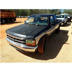 1993 DODGE DAKOTA PICK UP, VIN/SN:1B7FL23X2PS271078 - EXTENDED CAB, GAS ENGINE, A/T (DOES NOT OPERAT